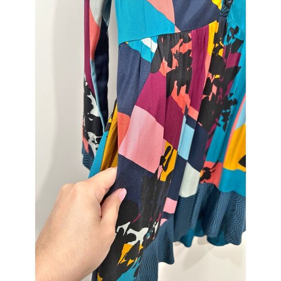 Anthropologie Maeve Gillian Abstract Dress - Picture 10 of 12